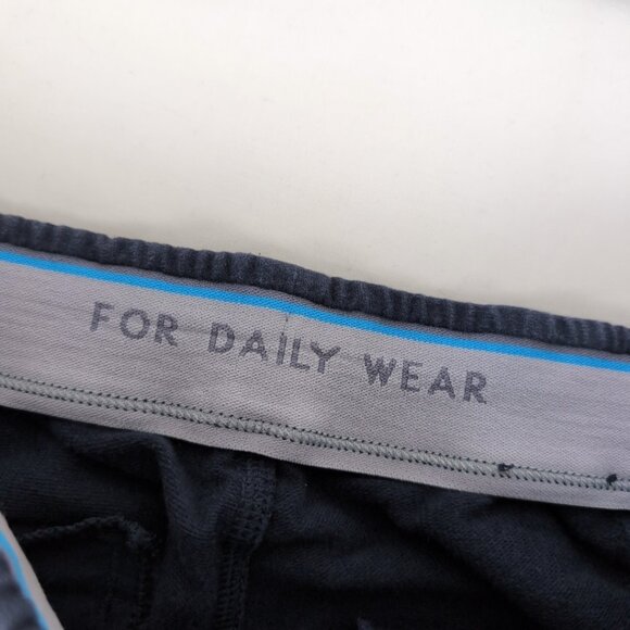 Mack Weldon Men's Blue Sweatpants Elastic Waist Drawstring Zipped Pocket, Medium - Picture 4 of 9